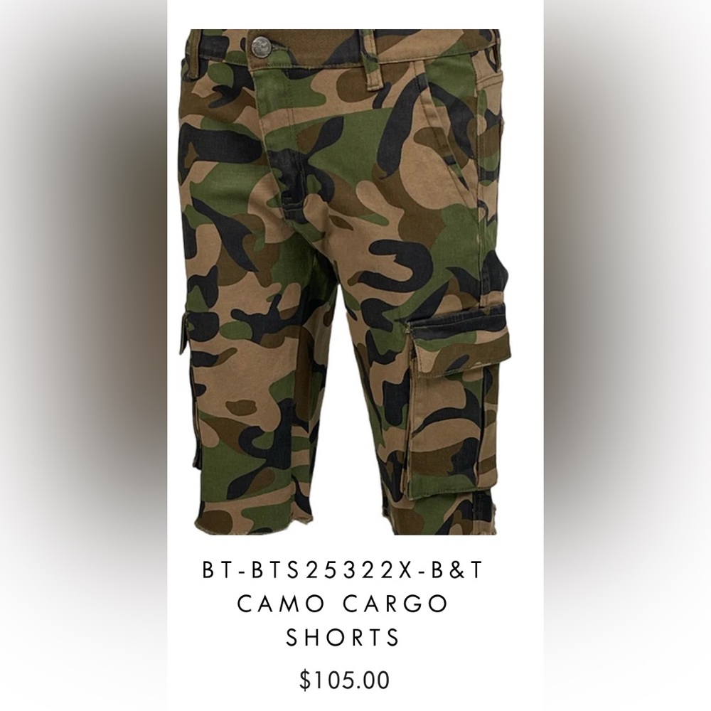 Camo Cargo Shorts